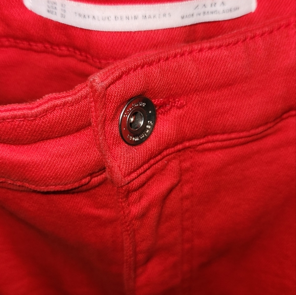 ZARA TRAFULUC DENIM MAKERS PANTS !! - Picture 8 of 8